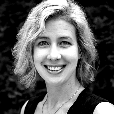 Karen Storr headshot in B/W